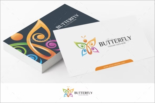 Butterfly PSD Logo Template