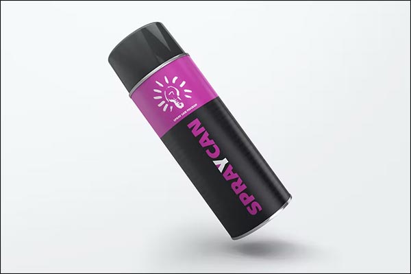 Spray Bottle Mockup