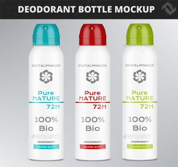 Deodorant Bottle PSD Mockup