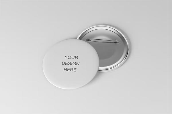 Pin Button Badge Mockup Templates