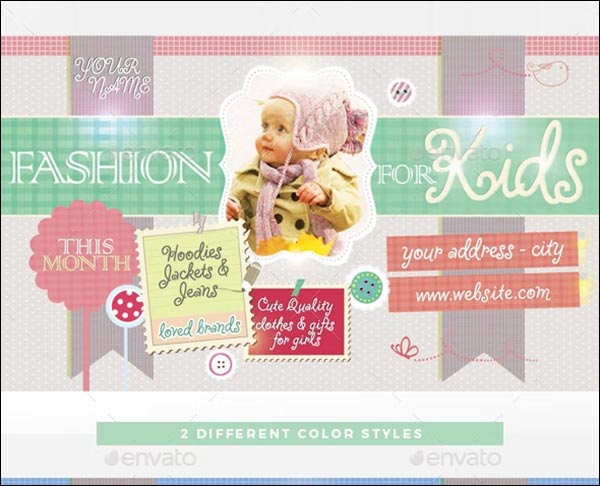 Fashion For Kids Flyer Template