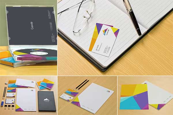Office Stationery Branding Mockups