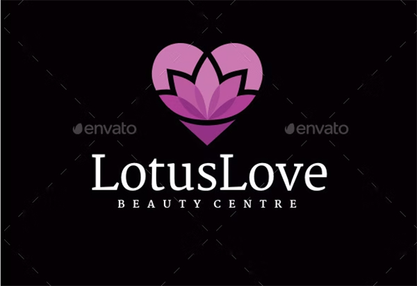 Lotus Love Logo Template