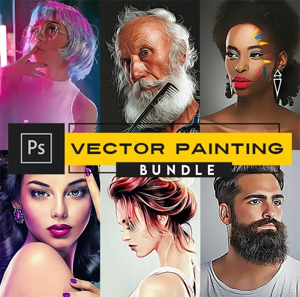 Vector Painting ATN, Photoshop Actions
