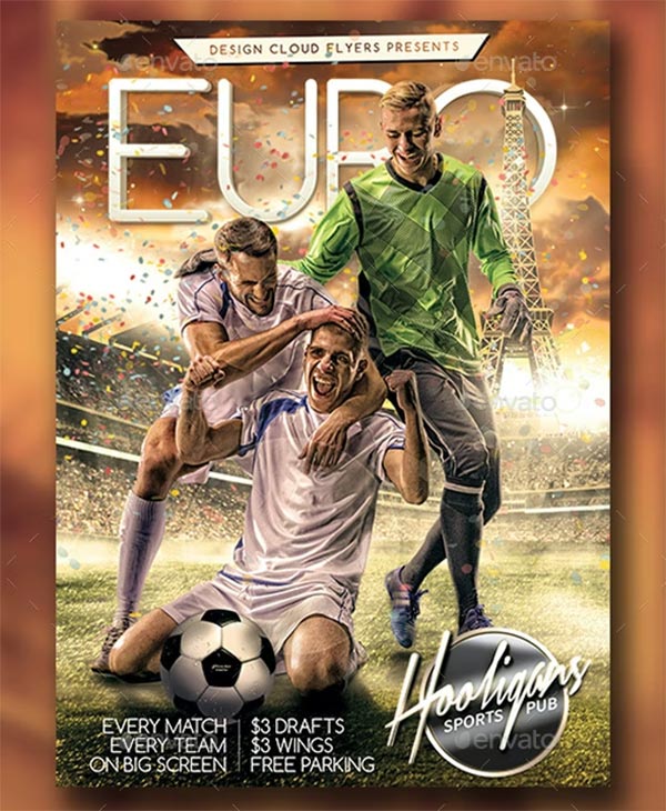 EURO Soccer Flyer Template