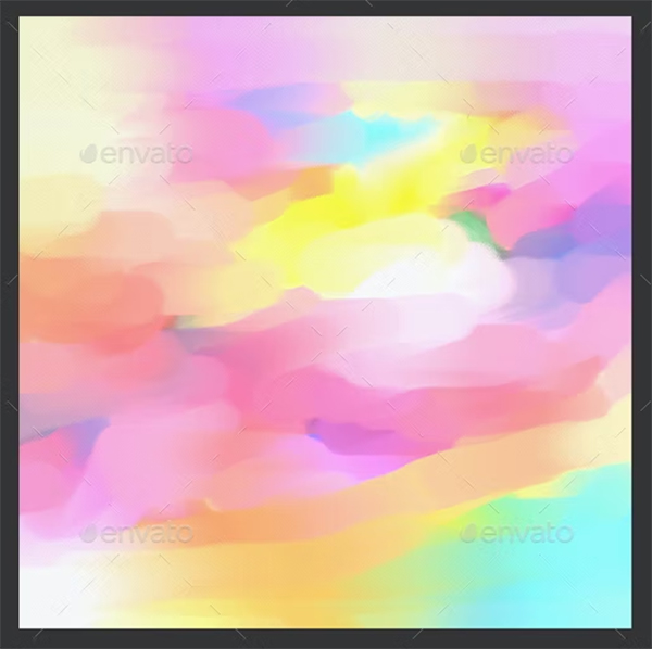 HD Watercolor Background Template