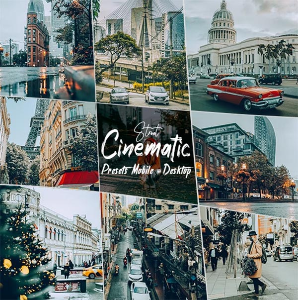 Cinematic Street Lightroom Presets