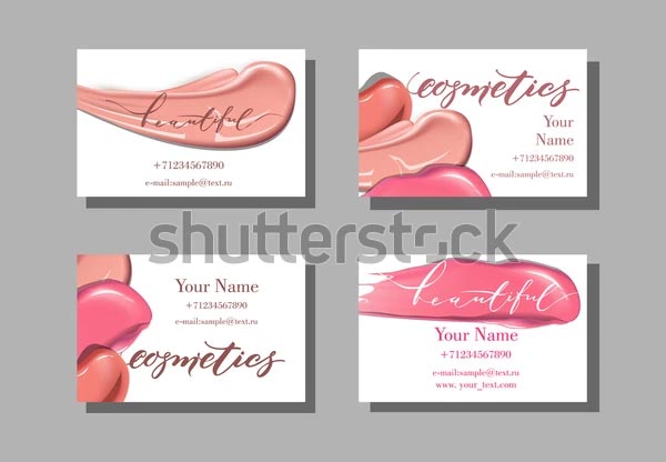Vector Makeup Artist Business Card Template Vector Makeup Artist Business Card Template
