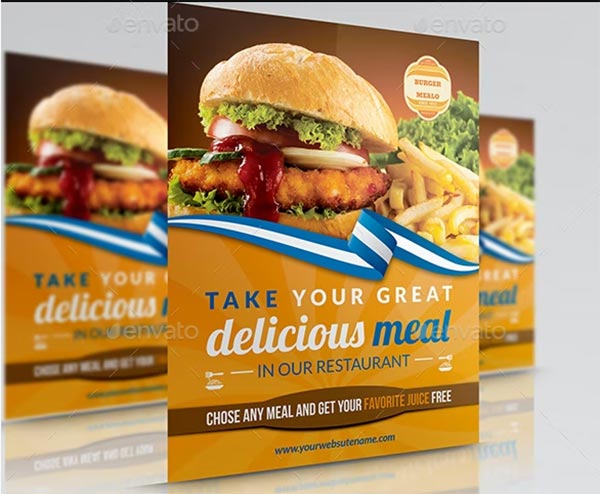 Burger Restaurant Flyer Template
