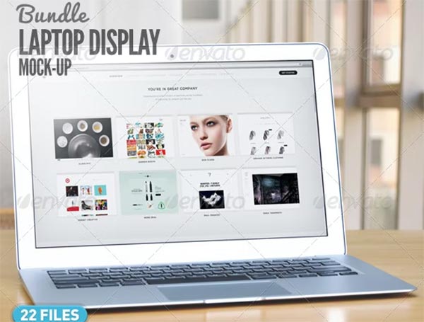 Macbook Laptop Mockups Bundle