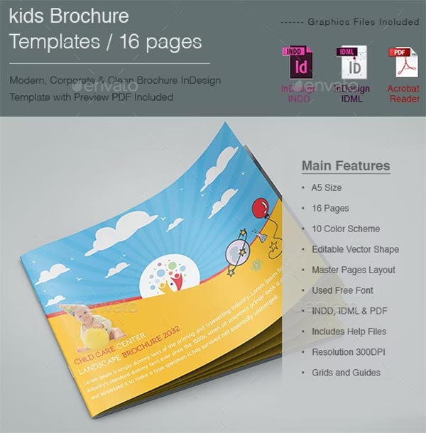 Kids Brochure Template