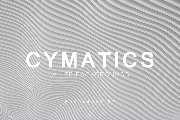 Cymatics White Backgrounds  Template