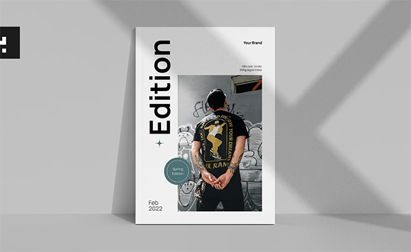 Magazine Lookbook Template Design