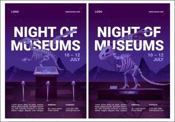 Late Night of Museums Flyers