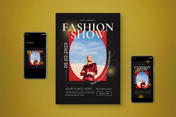 Fashion Show Flyer Set