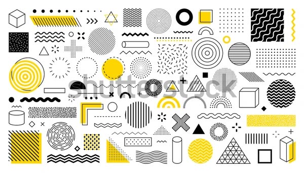 Geometric Vector Shapes Templates