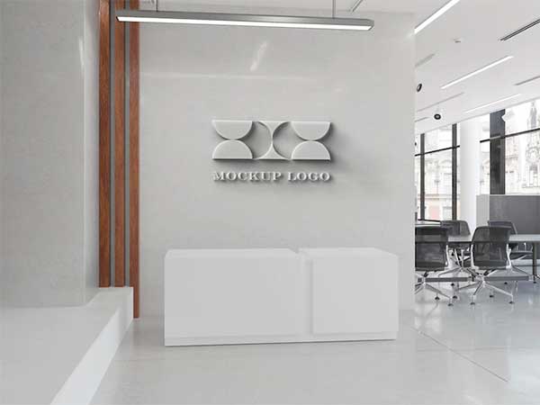 Free Office Logo Branding Mockup
