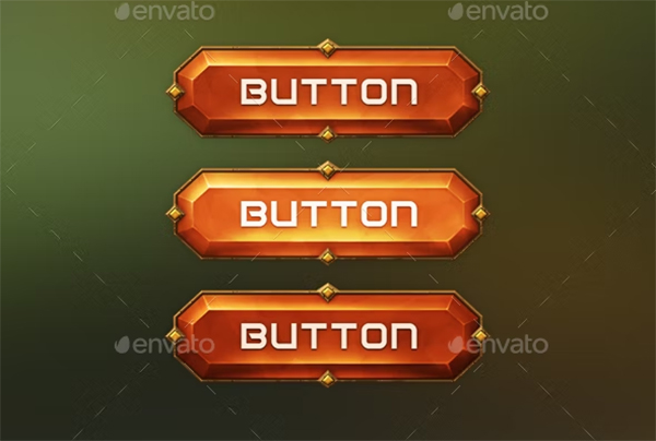 Fantasy Button Design Template