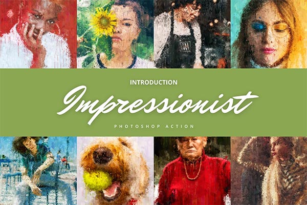 Impressionist Photoshop Action