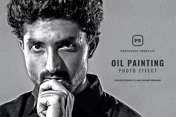 Oil Photoshop Painting Action