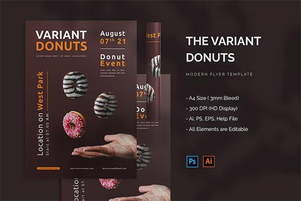 Donuts Variant Flyer
