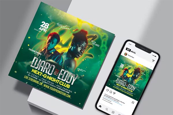 Night Club Event Flyer Design