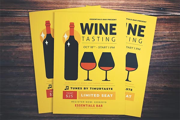 Wine Tasting Event Flyer