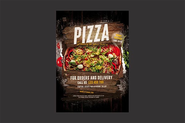 Pizza Flyer Design Template