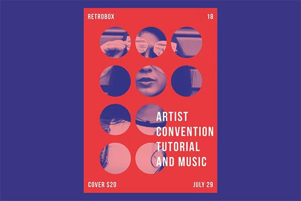 Artist Convention Flyer & Poster Template