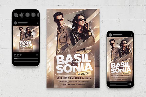 Artists Nightclub Event Flyer Template