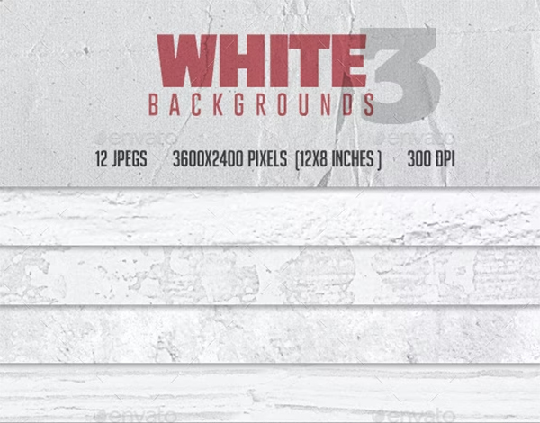 White Background PSD Template