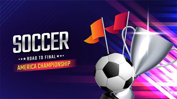 Free PSD Soccer Poster Template Design