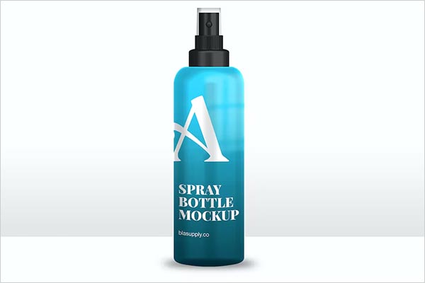 YDM Plastic Spray Bottle Mockup