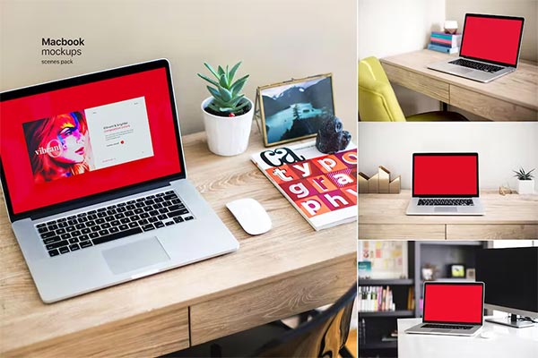 Laptop Mockups PSD Templates