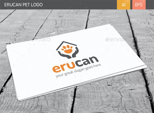 Erucan Pet Logo Template