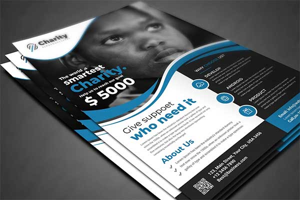 Charity Event Fundraisers Flyer Templates
