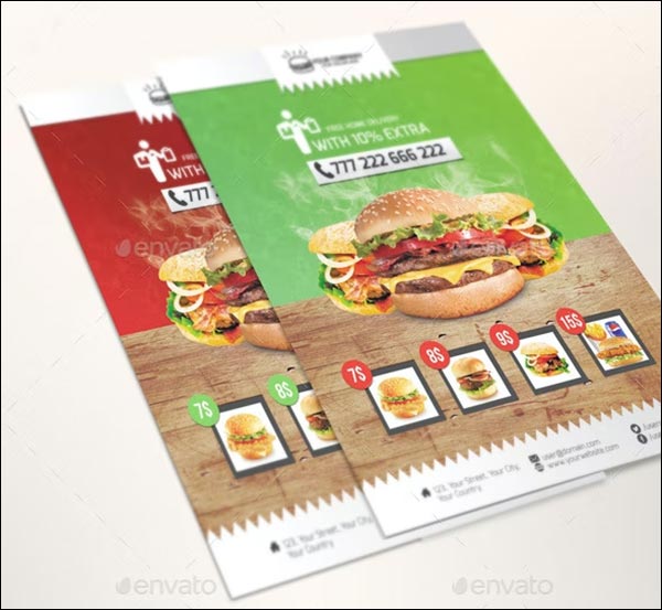 Burger Restaurant Flyer and Poster