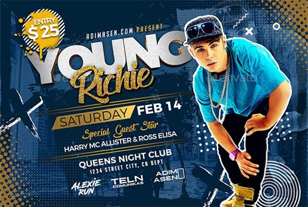 Artist Event PSD Flyer