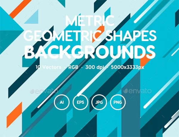 Metric - Geometric Shapes Backgrounds