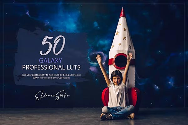 Galaxy LUTs Photoshop Action Pack