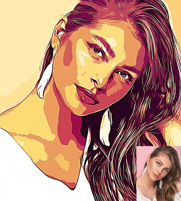 Vexel Art  Photoshop Action Template