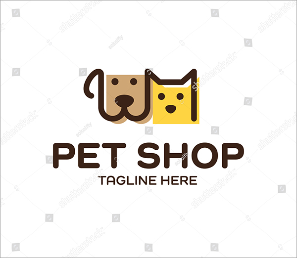 Vector Pet Shop Logo Design Template
