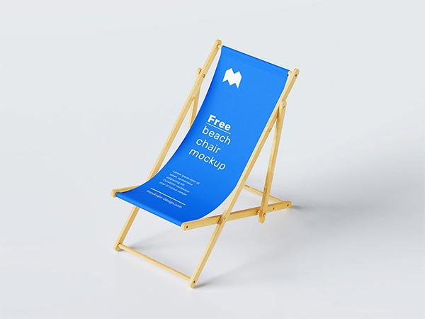 Free Armchair Beach Chair Mockup Free Armchair Beach Chair Mockup