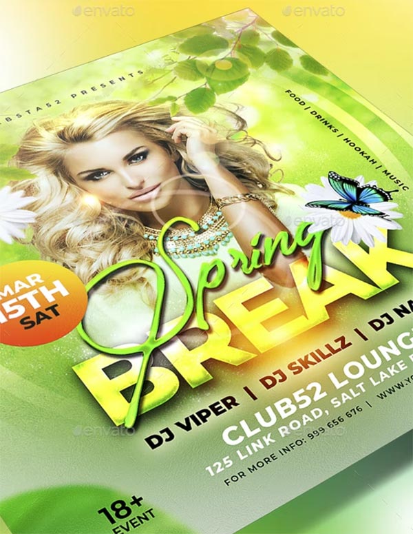 Spring Break weekend Flyer Template