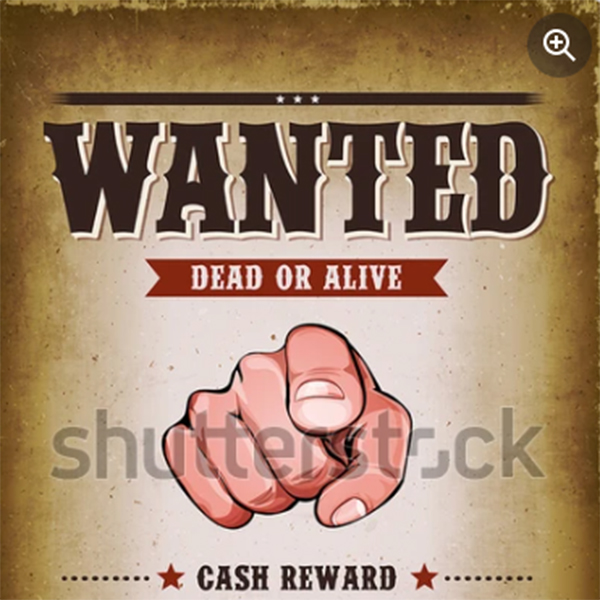 Wanted Placard Poster Template