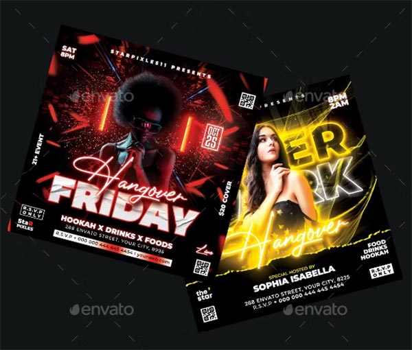 Best Night Club PSD Flyer Bundle