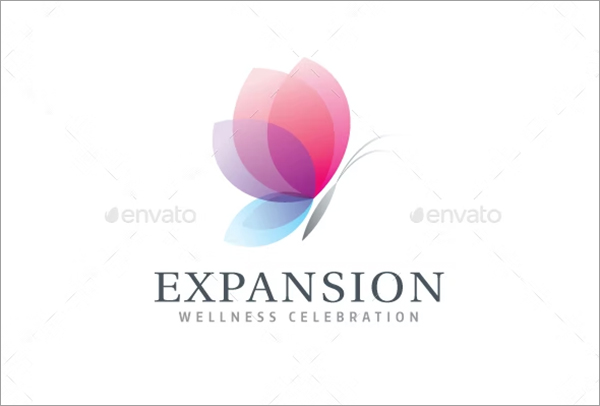 Expansion Butterfly Logo Template