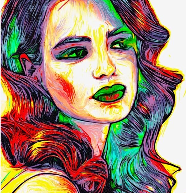 Impressionist Photoshop Action Templates