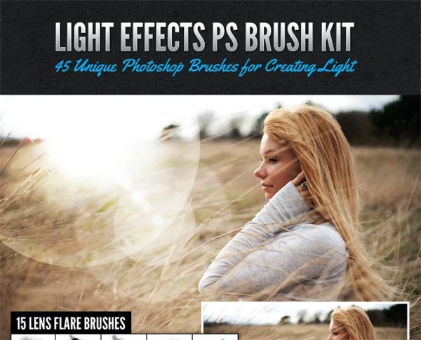Light Effects Photoshop Brushs Kit