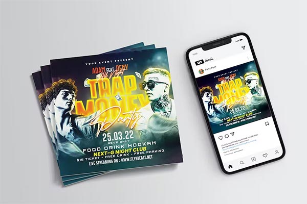 Night Club Flyer Print Template